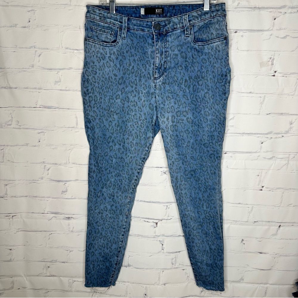 Kut from the Kloth size 12 Connie High Rise Ankle Skinny Jeans